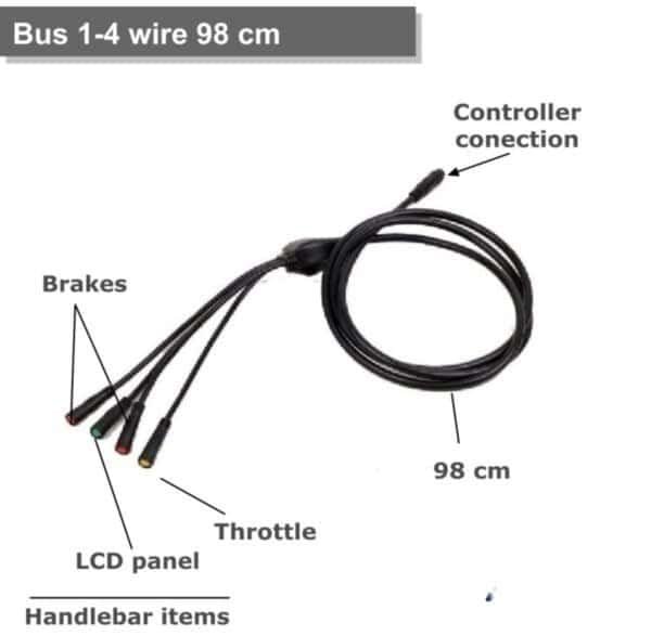 Cable BUS 1-4 95 cm.