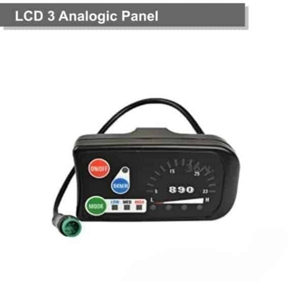 Pantalla LCD 3 analógica
