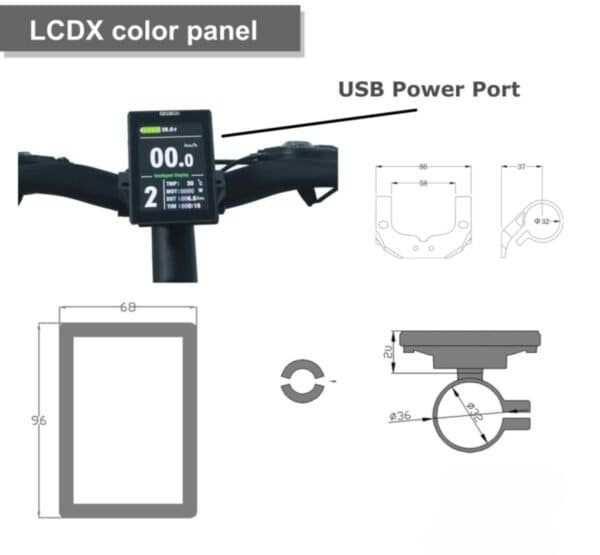 Pantalla LCD5 X Color - Imagen 2