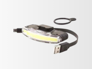 Faro arco al Manillar, COB-LED 80 Lúmenes 3F.USB